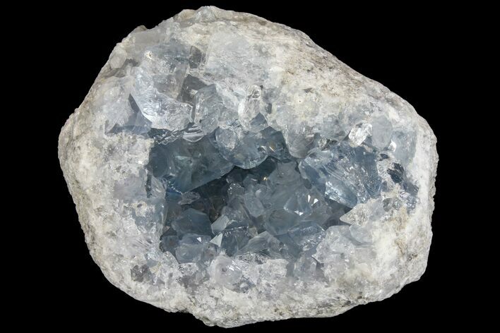 Sky Blue Celestine (Celestite) Crystal Cluster - Madagascar #139429
